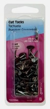 9/16&quot; Cut Tacks No. 8 Large Head Sharp Point Blued Easy Install - £12.64 GBP