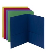 Smead Two-Pocket Heavyweight File Folder, Letter Size, Assorted Colors, ... - £30.32 GBP