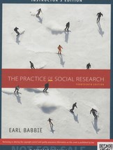 The Practice of Social Research INSTRUCTOR&#39;S EDITION By Babbie 14th Edition - £35.24 GBP