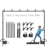 Limostudio Large Heavy Duty 15 X 10 Ft. (W X H) Panorama Wide Extra Leng... - $169.99