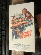 roger moore  STREET PEOPLE  stacy keach   VHS VIDEOTAPE vestron sp mode - £7.43 GBP