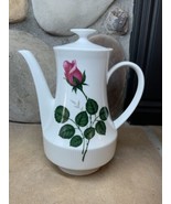 Vintage Winterling Rose Coffee Pot Porcelain Marktleuthen Bavaria Excellent - $29.36