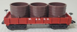MANTUA HO scale W &amp; A R.R. OLD TIMER WOOD GONDOLA CAR 3 WOODEN WATER TAN... - $13.74