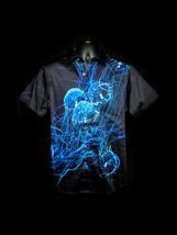 Robert Graham Deep Blue Jellyfish Short Sleeve Size 3XL