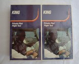 NEW King Private Pilot Flight Test Videos (2) VHS &amp; Book Sealed - £11.99 GBP