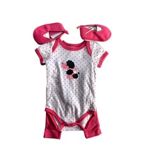 New Swiggles Baby Girls Infant Size 3 6 months 3 Piece Set Matching Outf... - £10.16 GBP