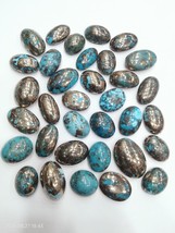 Natural AAA Irani Firoza (Turquoise) Cabochons Beautiful Pieces . Protec... - £69.75 GBP