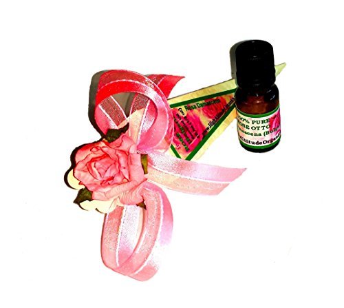 Rose Essential Oil (Bulgarian) -10ml (1/3oz) -100% PURE Rosa Damascena-GIFT Pack