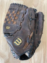 Wilson A1555 SC4 13” Softball Glove Outback Leather Oversized Pocket RHT - $22.49