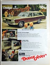 1968 Vintage Print Ad-DODGE CHRYSLER-Coronet 500 Wagon-&quot;Dodge fever&quot;-Air... - $195.99 MXN
