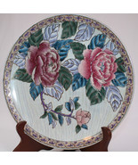 Vintage Gorgeous TOYO Decorative Plate Rose Collectible Plate Colorful V... - £10.88 GBP