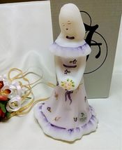 3228 Fenton Family Signed Lavender Floral Bridesmaid Doll - $130.00
