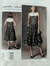 Vogue V1425 Pamella Roland Sleeveless Fit &amp; Flare Dress Plus Size 14-22 UC - £8.56 GBP