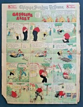 1930 Chicago Sunday Tribune Color Comics Aug 10 Gasoline Ally &amp; Teddy Jack Mary - £23.58 GBP