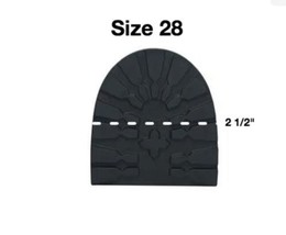 Vibram Size 28 Mini Lug Heel #5721-5722 (1 Pair) 2-1/2 -2-5/8“ Half Sole - $14.00
