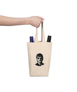 Black and White Ringo Starr Beatles Drummer Wine Tote Bag Canvas 100% Co... - $31.93