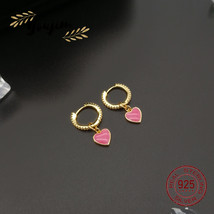 New Light Women&#39;s Zircon 925 Silver Love Smiley Face Earrings Earrings Fashion M - £20.92 GBP