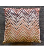 Missoni Home Janet Embroidered Zig Zag Cushion or Pillow, color 149 v2 - £143.08 GBP