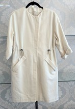 Brunello Cucinelli Cream 3/4 Sleeve Drawstring Waist Dress Sz 10 $4000 - £1,270.02 GBP