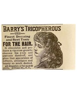 Barry&#39;s Tricopherous Hair Tonic 1894 Advertisement Victorian Hygiene ADB... - $9.99