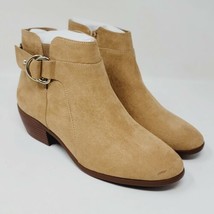 TOETOS Women&#39;s Ankle Boots Sz 7.5 M Boston-03 Tan Side Zip - £22.46 GBP