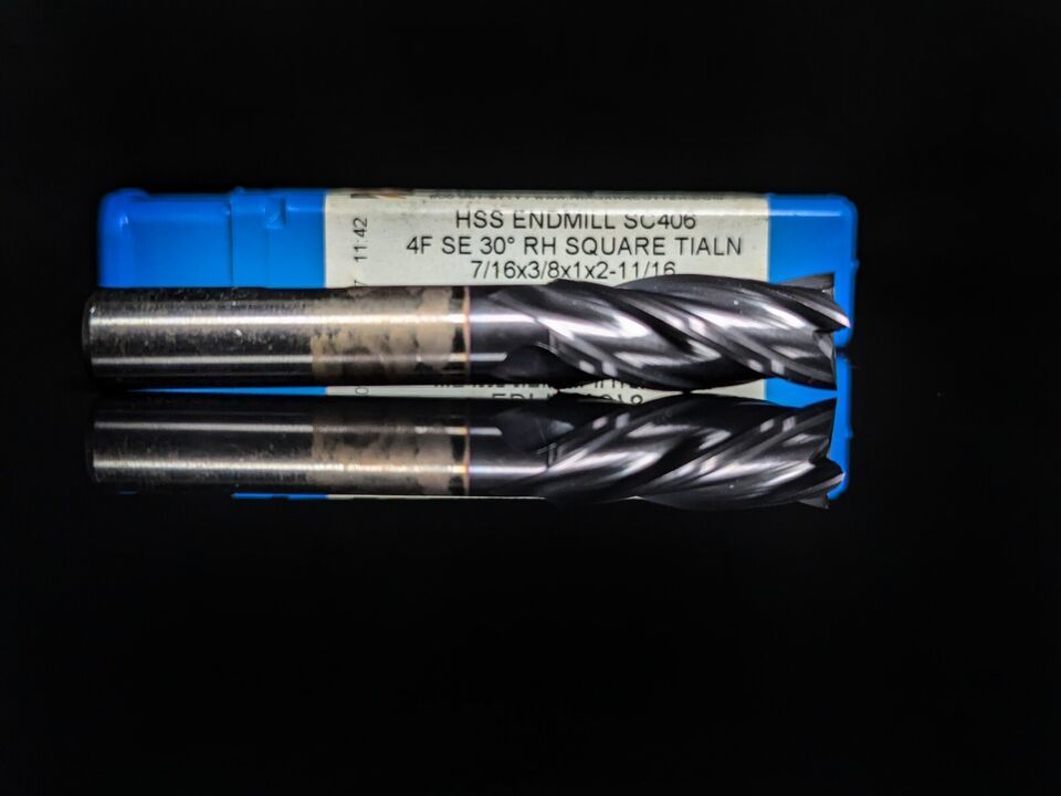 HSS End Mill SC406 Niagara  Machine Tool - $95.00