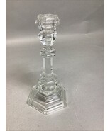 Tiffany &amp; Co Crystal Plymouth 8&quot; Candlestick Holder - $455.03 MXN