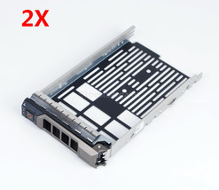 2X 3.5&quot; Sas/Sata Hdd Hard Drive Caddy Tray Caddy For Dell Poweredge T340... - $43.98