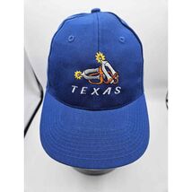 State of Texas Baseball Cap Blue Adjustable Spurs Head To Toe Hat - $7.83