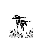 Wild Ducks Fly Stencil for Painting, 5.5 x 5.5 inches, Reusable Mylar Pl... - €12,76 EUR