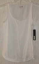 NWT WOMENS APT.9 IVORY KNIT TANK TOP W/ FRONT LINING   SIZE XS - £18.35 GBP