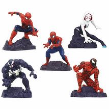 Marvel Spider-Man Capsule Mini Statue Collection Venom Spider-Gwen Carnage - $36.90