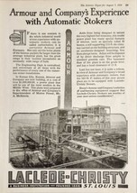 1920 Print Ad Laclede-Christy Power Plant Builders Stokers Armour St Louis,MO - £18.20 GBP