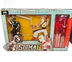 Gi Joe action figures vtg Sigma 6 Snake Eyes Storm Shadow Ninja Showdown NIB box - £136.28 GBP