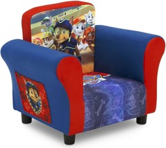 Delta Children Upholstered Chair With Paw Patrol Graphics, Wood Frame, P... - £60.21 GBP