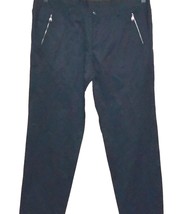 Ores Quinto Men&#39;s Black Italy Casual Pants Sz  US 38 EU 54 altered for S... - $46.40