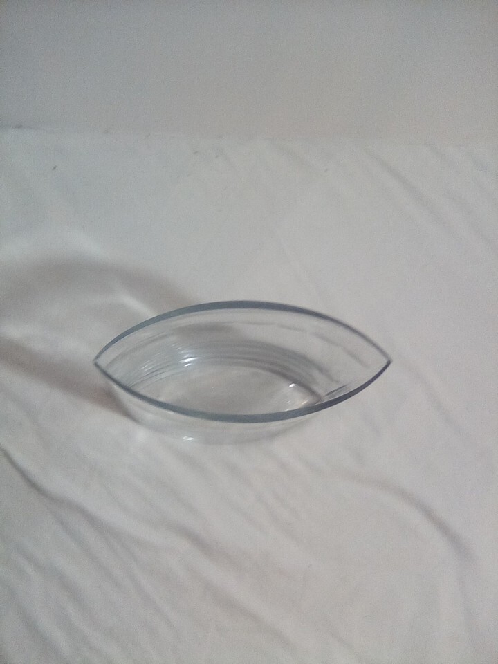 elliptical glass vase - $19.80