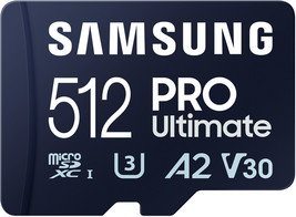 Samsung - Pro Ultimate and Adapter 512GB microSDXC Memory Card - £87.92 GBP