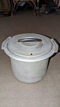 Vintage West Bend Deep Well Insert Stove Canner With Handles And Lid - £37.89 GBP