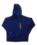 NWT Spalding Women&#39;s Size Large Blue Chevron-Quilted Yoga Hoodie - $27.10 CAD