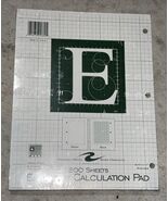 Engineer Calculation Grid Graph Pad 200 Sheet Pack Quadrille Paper 8.5 x... - $9.89