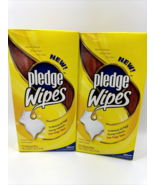 2 Packs Vintage Pledge Wood Wipes 18 Pre-Moistened Lemon Scented Wipes 7... - €16,26 EUR