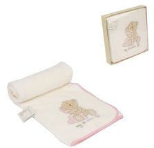 Baby Gift Ideas My Blanket By Button Corner Embroideboxed For Baby Girl - £13.14 GBP