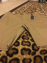 PD&amp;C Men&#39;s Size 44 Casual Shorts Khaki with Pockets - £41.56 GBP