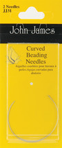 John James Curved Beading Needles 2/Pkg - $18.53