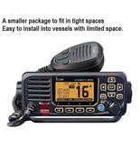 ICOM M330 VHF RADIO COMPACT W/GPS - BLACK M330 71 - £179.66 GBP