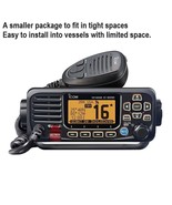 ICOM M330 VHF RADIO COMPACT W/GPS - BLACK M330 71 - £180.80 GBP