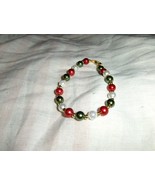 &quot;Christmas Pearls&quot; bracelet - $2.00