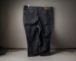 Lee Regular Fit Capri Denim Jeans Womens Plus Size 14W Black Wash High R... - $13.74