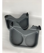Cosco Snack Caddy Cup Holder Attaches to Card Folding Table Vintage SET ... - $23.70 CAD